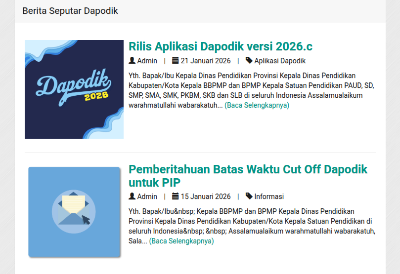 Status Sinkronisasi Dapodik Belum Tampil? Ini Cara Cek Progres Data 2026